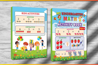 do kids activity book interior kids coloring book cover for kdp