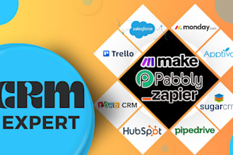 automate monday zoho clickup zillow hubspot make com zapier integration pabbly