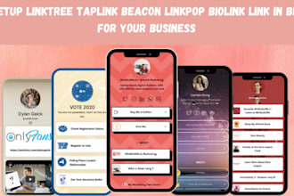 setup linktree taplink beacon linkpop biolink link in bio for your business
