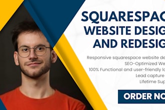 build, create squarespace website design or redesign and landing page design