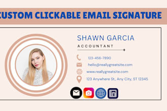 create professional clickable email signature