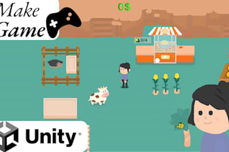 develop a game in unity