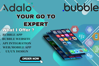 build adalo bubble io website saas buildfire web app bubble app development