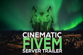 create unique fivem cinematic server loading screen trailer, fivem gfx