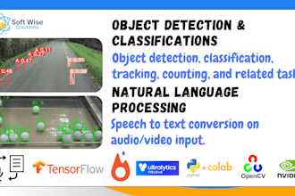 object detection, segmentation task for you using yolo a deep learning model