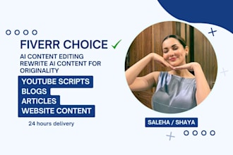 do SEO optimized ai content editing or rewrite ai content for higher rankings