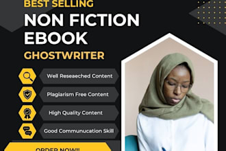 ghostwrite non fiction book and ebook, ghost book writer, nonfiction ghostwriter