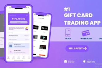 develop trademark app, gift cards app, web 3 app, workspace app, finance app