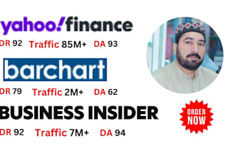 publish your article on barchart, businessinsider, financeyahoo