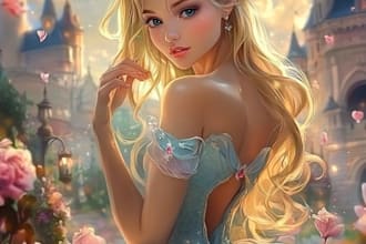 make a stunning disney style portraits