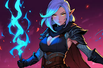 draw your fantasy character