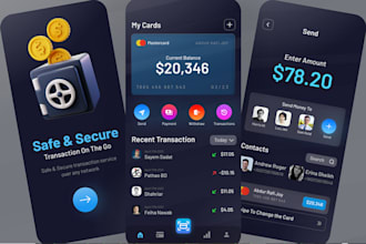 develop finance app, fintech app, neobank app, money transfer app, bank app