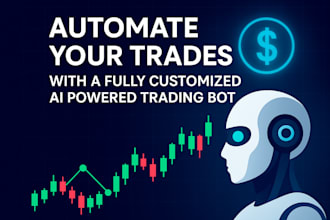 automate your trades by running your trading strategy on a custom built ai bot