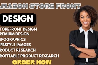 setup amazon brand store and amazon storefront design