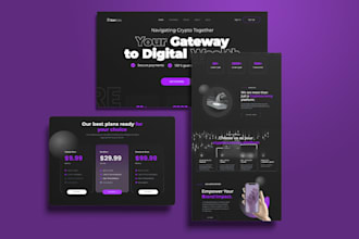 compose crypto, web3, blockchain landing page and website