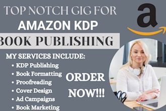 do amazon KDP book publishing book proofreading book promotion kindle publishing