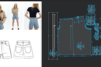 make digital sewing  pattern for you