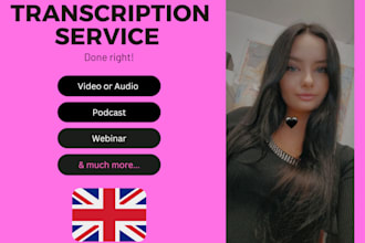 transcribe from audio to text for you