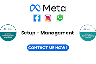 be a facebook ads expert for meta lead generation, digital media and ecommerce