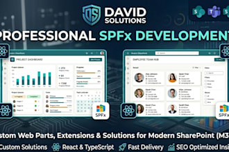 build modern spfx web parts custom webpart sharepoint