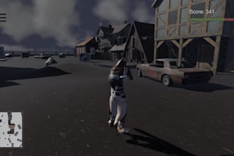 develop a custom PC game in unity