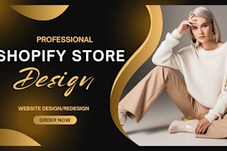 build ecommerce website, shopify dropshipping store, shopify redesign