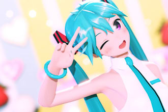 completely fix and rig your model 3d for mmd vrchat vtuber vrm