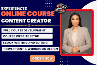create ebook online course, teachable course creation, training course slide