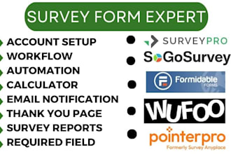 create question pro wufoo formidable forms sogosurvey survey anyplace surveypro