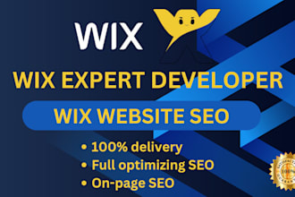 fully optimize and upgrade wix website SEO to top google ranking