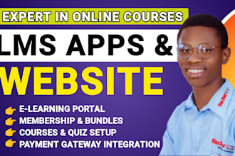 develop elearning wordpress lms website using learndash, buddyboss, tutor lms