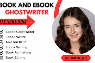 do amazon kdp ebook ghostwriter kdp book writer kdp book editing book formatting