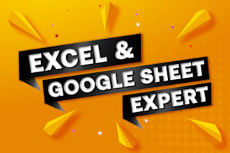 be your excel and google sheets expert