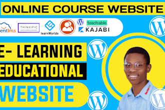 design or redesign online courses , elearning, educational or school lms website