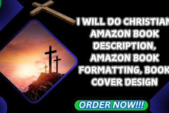 do christian amazon book description, amazon book formatting, book cover design
