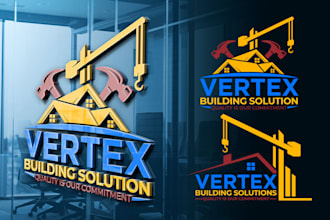 design professional construction logo