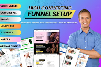 do clickfunnels sales funnel systeme io gohighlevel funnelish kajabi funnel page