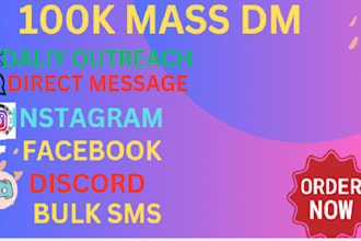 mass dm bot instagram mass dm facebook mass dm bulk sms daily outreach