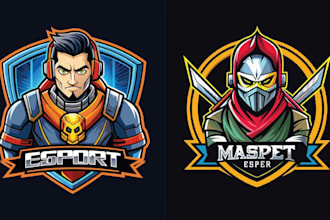 create amazing esport mascot gaming logo
