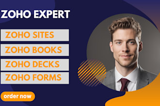 setup zoho sites zoho books zoho forms zoho decks zoho crm