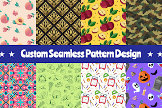 create custom seamless pattern design