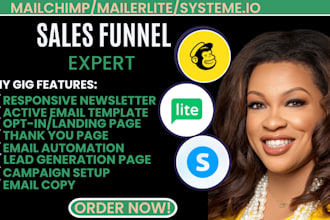 create mailerlite landing page form page newsletter automation as a professional