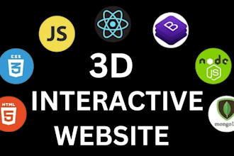 help you create a 3d interactive website using threejs, r3f and gsap