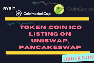 do token ,coin ico listing on uniswap, pancakeswap, coinmarketcap, coingecko,cex