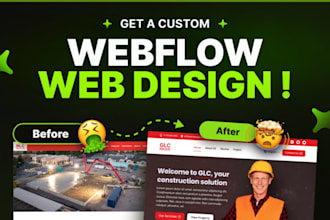 build webflow landing page, webflow website, figma to webflow, webflow developer