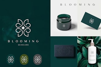 do highly modern minimalist and luxury business logo design
