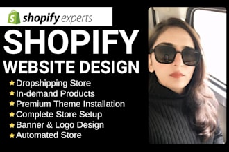 build an automated dropshipping shopify store shopify website