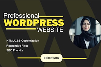 build mobile friendly wordpress site layout for blog, landing page