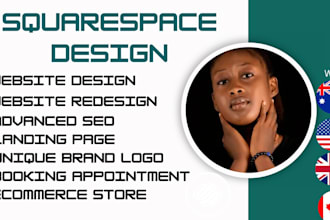 build design squarespace website for saloon cleaning booking website design SEO