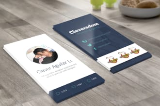 do a business card free psd